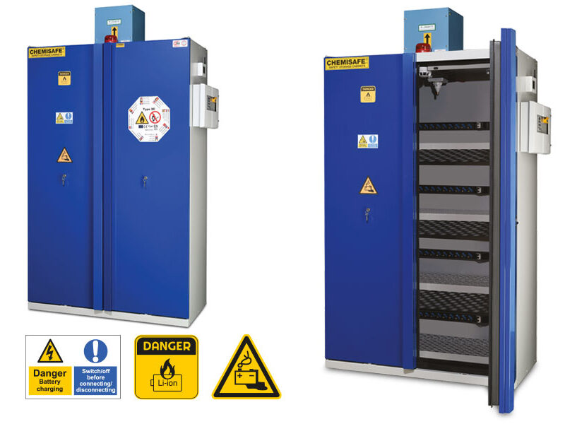 ChemiSafe Lityum Pil Saklama Dolabı