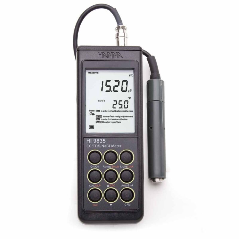 HI9835 Portatif EC / TDS / NaCl / ° C Ölçer