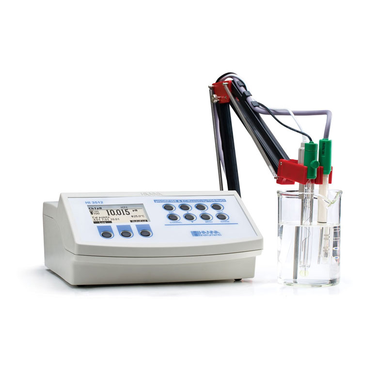 HI3512 Multiparametre pH/ORP/ISE ve EC/TDS/Direnç/Tuzluluk ölçer Masa Tipi pH METRE