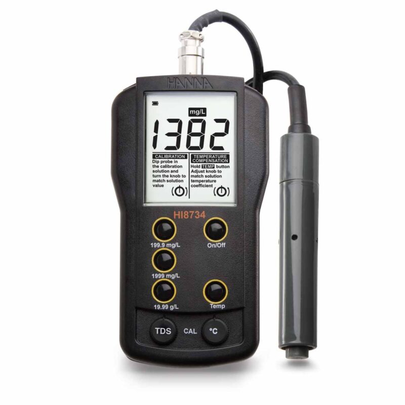 HI8734 -Üç Aralıklı Taşınabilir TDS Ölçer