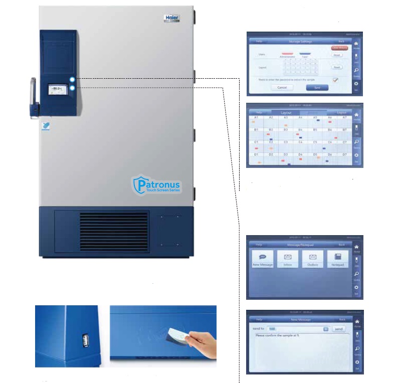 '-86℃ 959 Litre Dik Tip Derin Dondurucu DW-86L959